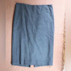 Michael Kors gray pencil skirt wool sz 6